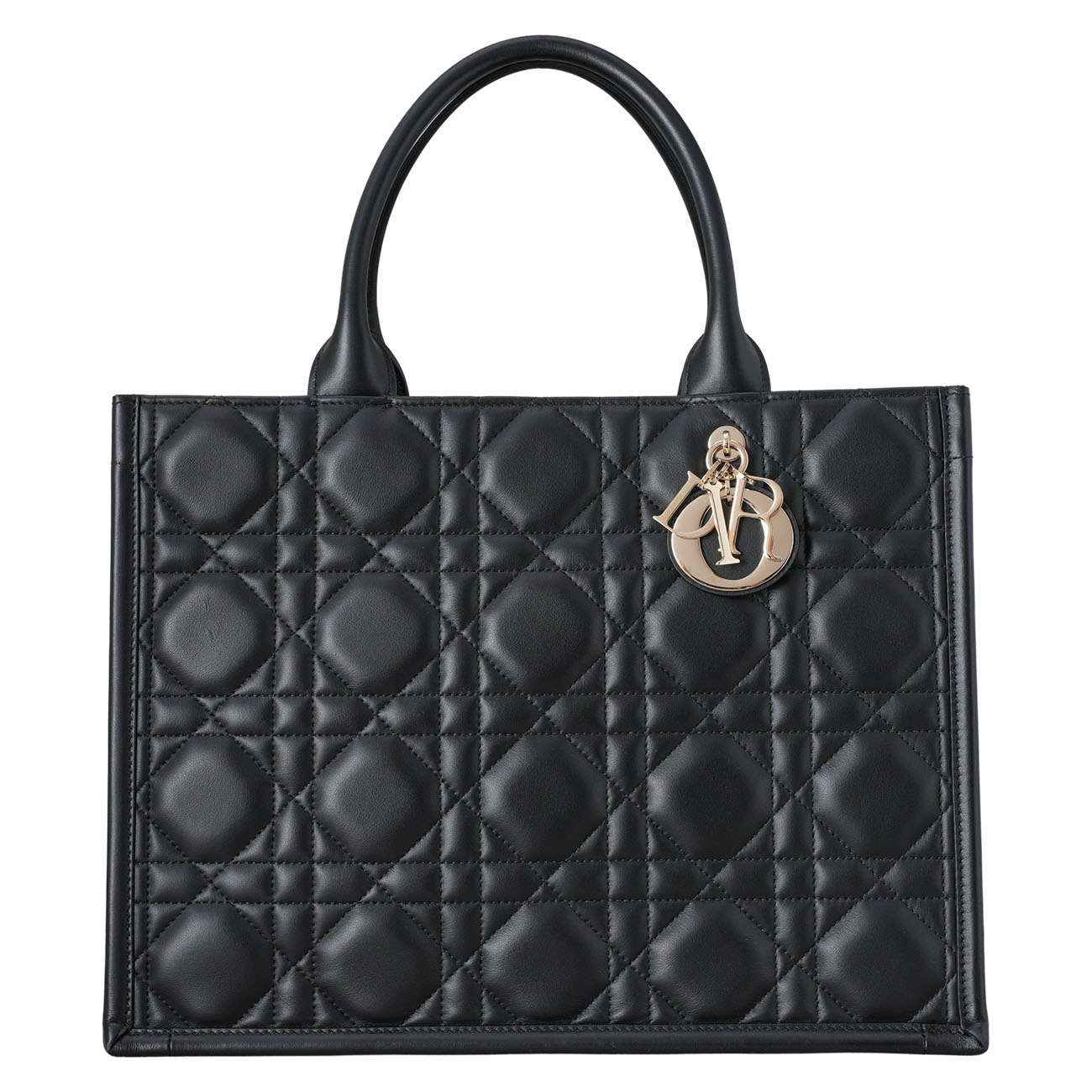 CHRISTIAN DIOR(USED)디올 레더 북토트 36